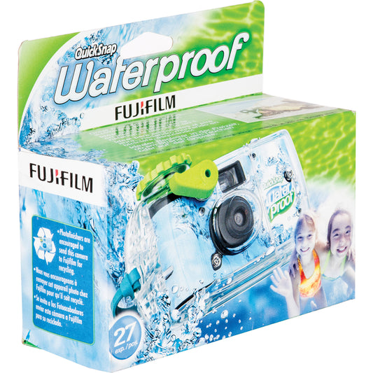 Cámara desechable Fujifilm QuickSnap Resistente al agua (27 Exposiciones)